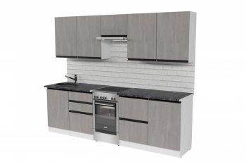 Кухонный гарнитур Сюита мега 2500 мм (Герда) в Артёмовском - artyomovskij.mebel-e96.ru