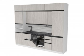 Кухонный гарнитур Сюита люкс 3000 мм (Герда) в Артёмовском - artyomovskij.mebel-e96.ru