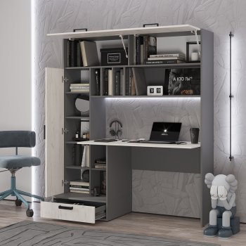 Стол компьютерный Техно графит/крафт  (БТС) в Артёмовском - artyomovskij.mebel-e96.ru