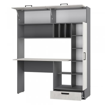 Стол компьютерный Техно графит/крафт  (БТС) в Артёмовском - artyomovskij.mebel-e96.ru