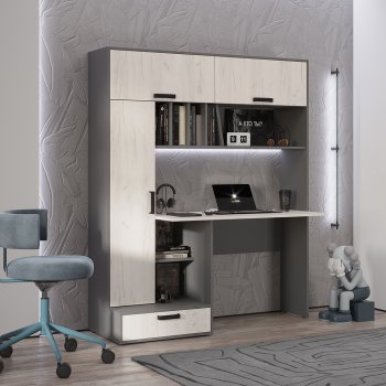 Стол компьютерный Техно графит/крафт  (БТС) в Артёмовском - artyomovskij.mebel-e96.ru