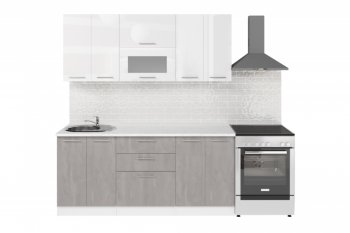 Кухонный гарнитур Терция макси 2 1800 мм (Герда) в Артёмовском - artyomovskij.mebel-e96.ru