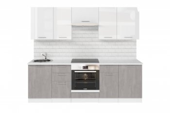 Кухонный гарнитур Терция базис 2400 мм (Герда) в Артёмовском - artyomovskij.mebel-e96.ru