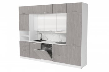 Кухонный гарнитур Терция экстра 5 3000 мм (Герда) в Артёмовском - artyomovskij.mebel-e96.ru