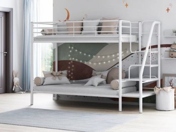 Кровать двухъярусная Толедо белый в Артёмовском - artyomovskij.mebel-e96.ru