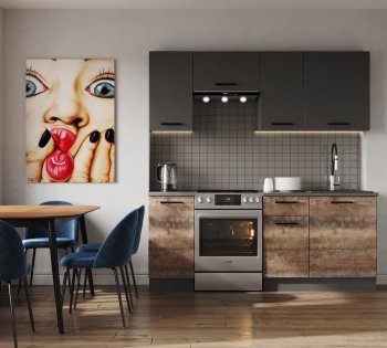 Кухонный гарнитур Трансильвания 2000 мм в Артёмовском - artyomovskij.mebel-e96.ru