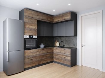 Кухонный гарнитур угловой Трансильвания 2200*1700 мм (Санвут) в Артёмовском - artyomovskij.mebel-e96.ru