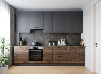 Кухонный гарнитур высокий Трансильвания 3000 мм (Санвут) в Артёмовском - artyomovskij.mebel-e96.ru