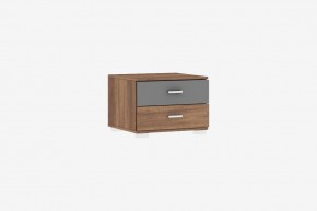 Тумба прикроватная Джолин ПМ 245.05, дуб каньон/графит в Артёмовском - artyomovskij.mebel-e96.ru | фото