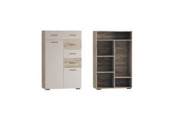 Комод Турин ЛДСП крафт серый/кашемир (ВВР) в Артёмовском - artyomovskij.mebel-e96.ru | фото