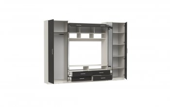 Стенка 91.01 Вена с зеркалом (Олмеко) в Артёмовском - artyomovskij.mebel-e96.ru