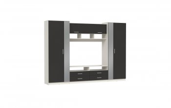 Стенка 91.01 Вена с зеркалом (Олмеко) в Артёмовском - artyomovskij.mebel-e96.ru