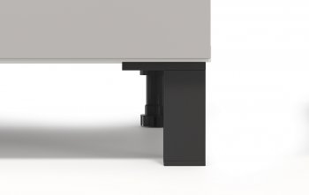 Шкаф нижний Венера (1000) ЛДСП белый (Олмеко) в Артёмовском - artyomovskij.mebel-e96.ru