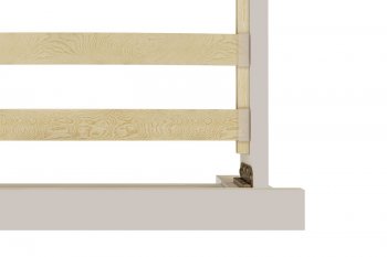 Кровать из массива Вероника-1 Льняной (БМ) в Артёмовском - artyomovskij.mebel-e96.ru