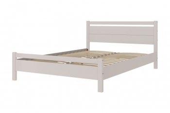 Кровать из массива Вероника-1 Льняной (БМ) в Артёмовском - artyomovskij.mebel-e96.ru