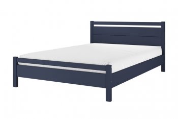 Кровать из массива Вероника-1 Лазурный (БМ) в Артёмовском - artyomovskij.mebel-e96.ru
