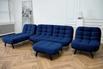 Диван Абри Синий в Артёмовском - artyomovskij.mebel-e96.ru