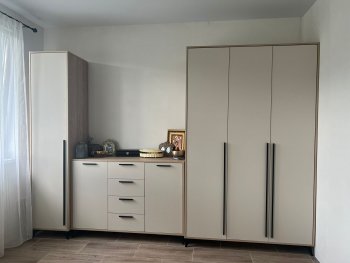 Шкаф 1360 3С2Я с ящиками Ева Сатин (Памир) в Артёмовском - artyomovskij.mebel-e96.ru