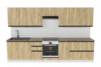 Кухонный гарнитур Янтарь экстра 3000 мм (Герда) в Артёмовском - artyomovskij.mebel-e96.ru