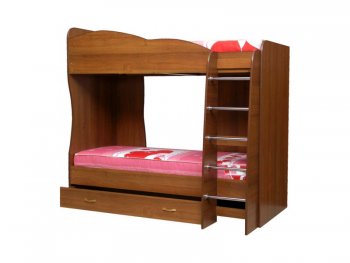 Кровать детская двухъярусная Юниор-2 (Матрица) в Артёмовском - artyomovskij.mebel-e96.ru