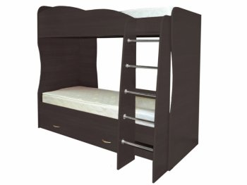 Кровать детская двухъярусная Юниор-2 (Матрица) в Артёмовском - artyomovskij.mebel-e96.ru